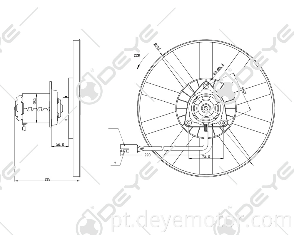 7700818904 7700828623 motor de ventilador de resfriamento do radiador 12v para REANULT R9 R11 REANULT 19